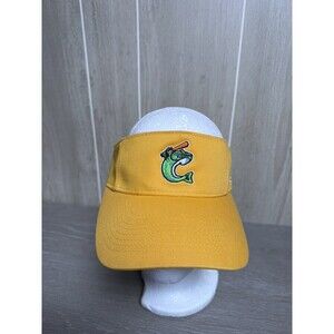 Adidas Yellow Visor Hat Adjustable Baseball Cape Catfish MiLB